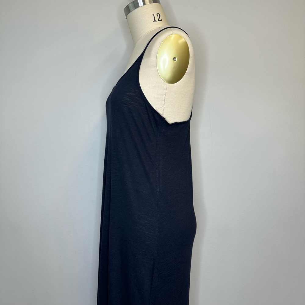 Navy Basic Racerback Maxi Dress - Picture 5 of 8